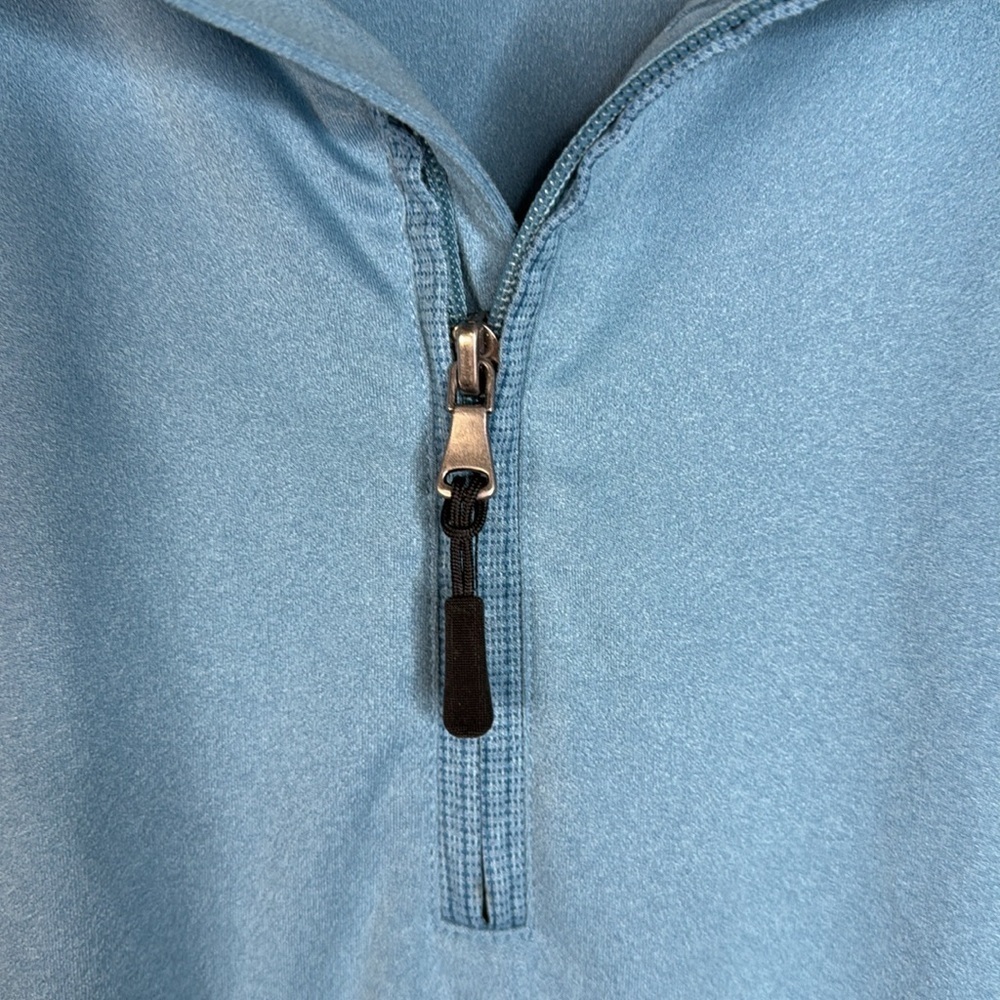 Greg Norman 1/4 Zip Callaway Pullover XL Teal Golf Outdoor Performance Mens - Picture 4 of 10